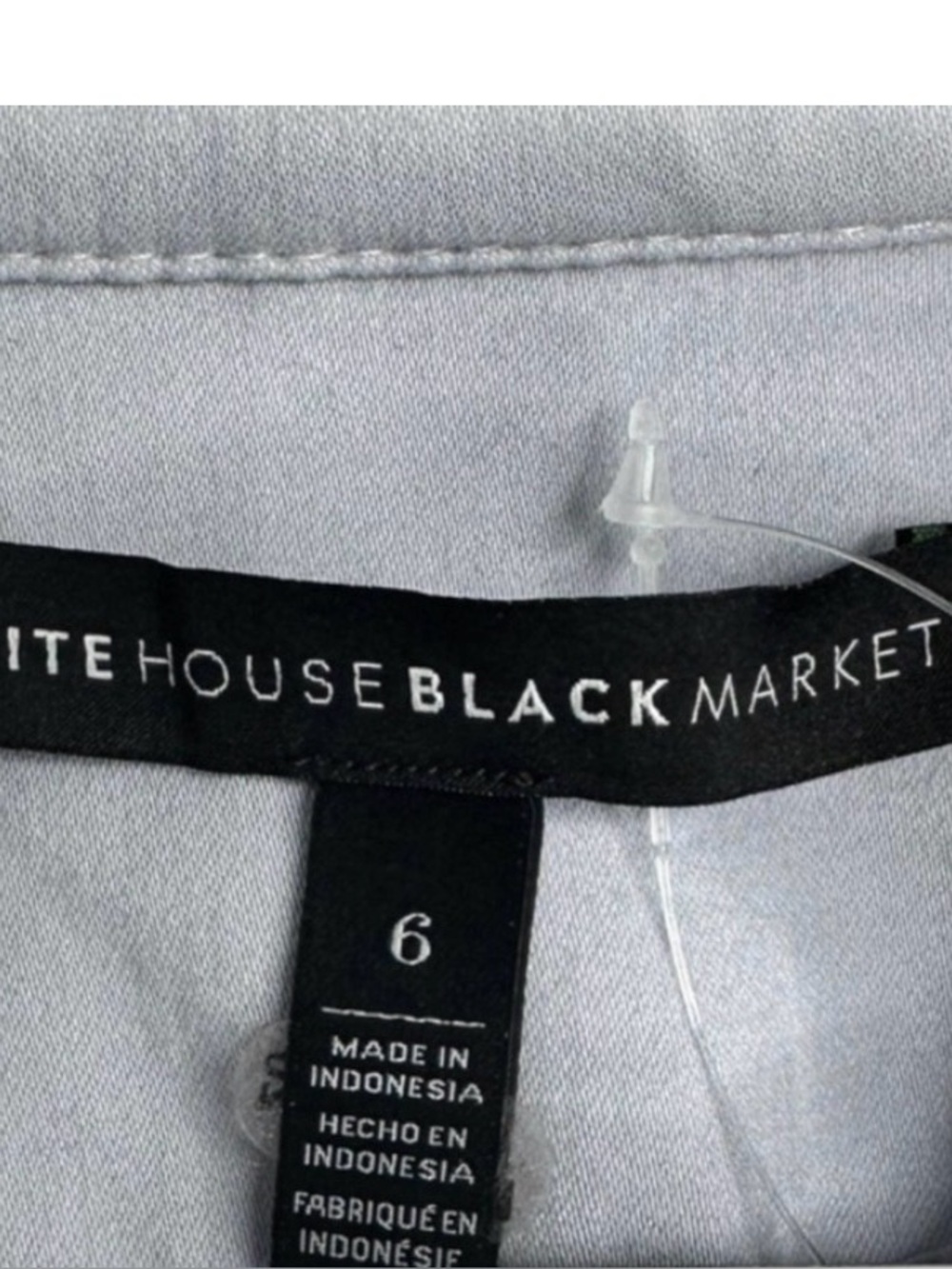 White House Black Market Light Gray Bomber Jacket - Picture 5 of 7